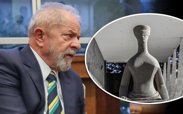 Lula e fachada do STF (Foto: Ricardo Stuckert | Reuters) Lula e fachada do STF