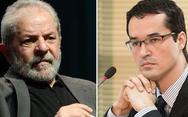 Lula e Deltan Dallagnol (Foto: Agência Brasil) Lula e Deltan Dallagnol