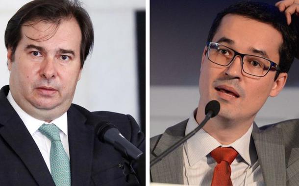 Rodrigo Maia e Deltan Dallagnol (Foto: Maryanna Oliveira/Câmara dos Deputados - Fernando Frazão/Agência Brasil) Rodrigo Maia e Deltan Dallagnol