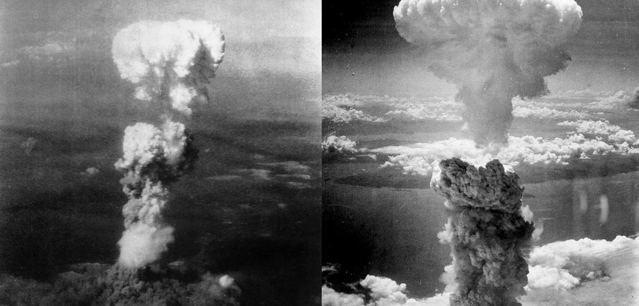 Hiroshima e Nagasaki (Foto: Reprodução) Hiroshima e Nagasaki