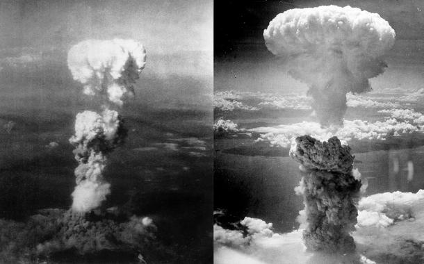 Hiroshima e Nagasaki (Foto: Reprodução) Hiroshima e Nagasaki