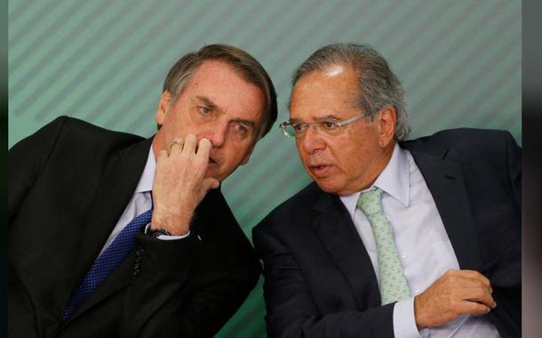 Jair Bolsonaro e Paulo Guedes (Foto: Reuters) Jair Bolsonaro e Paulo Guedes
