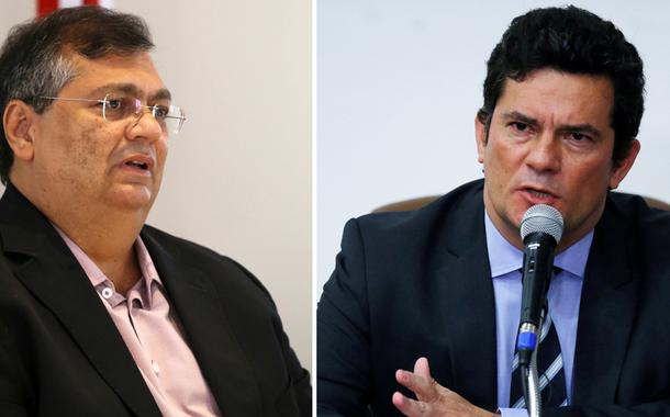 Flávio Dino e Sérgio Moro (Foto: GOVMA | Reuters) Flávio Dino e Sérgio Moro