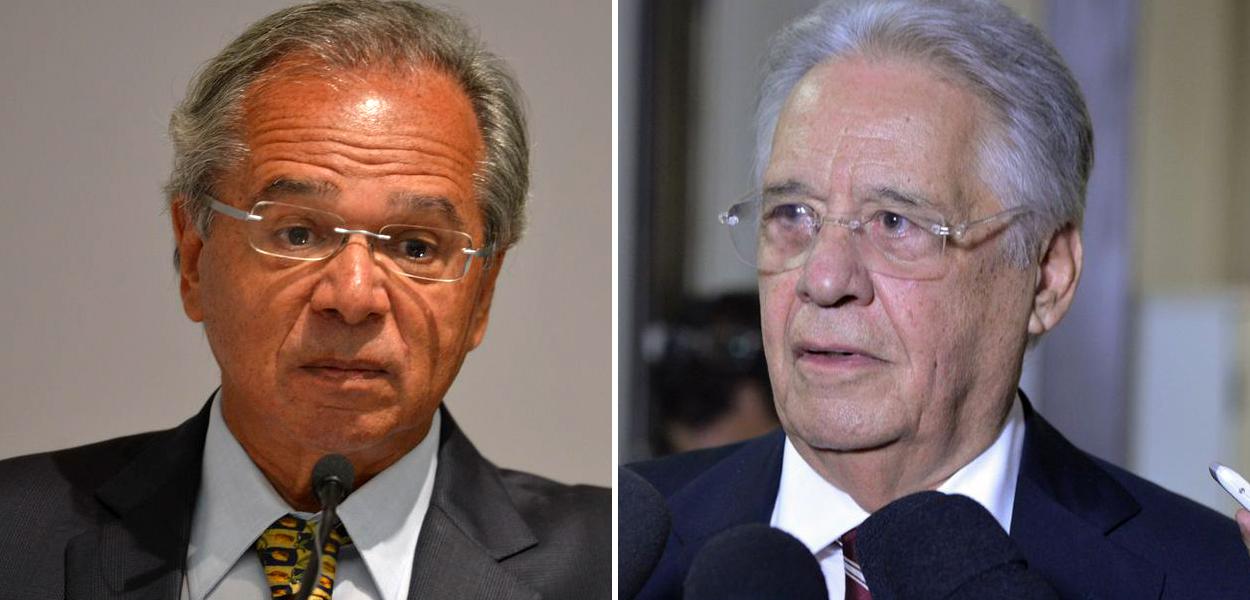 Paulo Guedes e Fernando Henrique Cardoso (Foto: Agência Brasil) Paulo Guedes e Fernando Henrique Cardoso