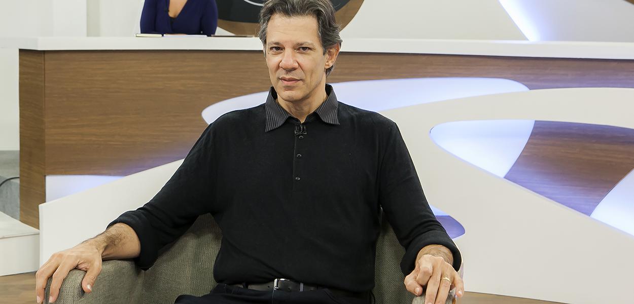 Ex-ministro da Educação Fernando Haddad, em sua participação no programa Roda Viva desta segunda-feira (6/7). (Foto: TV Cultura) Ex-ministro da Educação Fernando Haddad, em sua participação no programa Roda Viva desta segunda-feira (6/7).