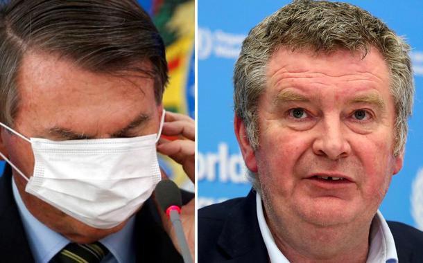 Jair Bolsonaro e Michael Ryan (Foto: Reuters) Jair Bolsonaro e Michael Ryan