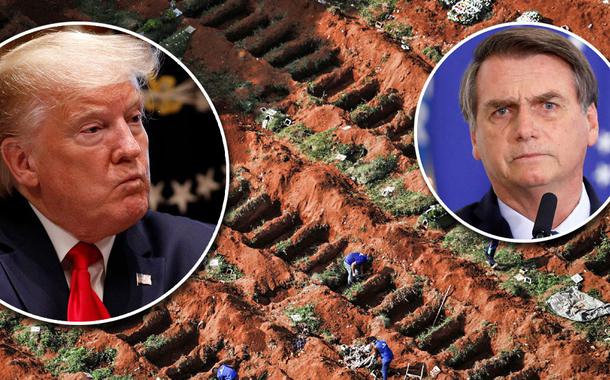 Donald Trump e Jair Bolsonaro (Foto: Reuters) Donald Trump e Jair Bolsonaro