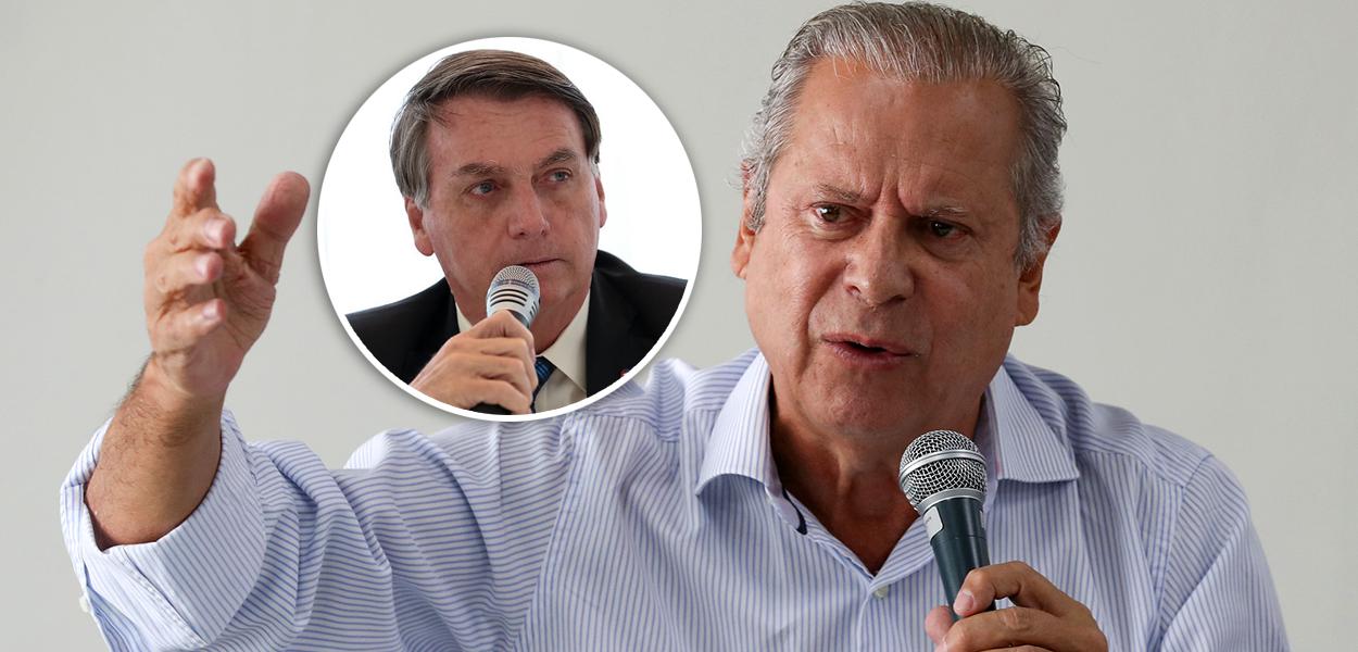 Jair Bolsonaro e José Dirceu (Foto: Marcos Corrêa/PR | Lula Marques) Jair Bolsonaro e José Dirceu