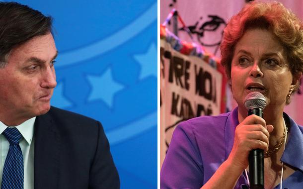 Jair Bolsonaro e Dilma Rousseff (Foto: Reuters | Ederson Casartelli/247) Jair Bolsonaro e Dilma Rousseff