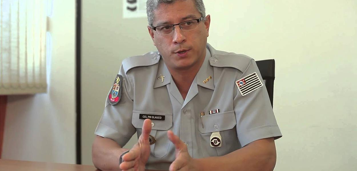 Coronel Glauco Carvalho (Foto: Reprodução/YouTube) Coronel Glauco Carvalho