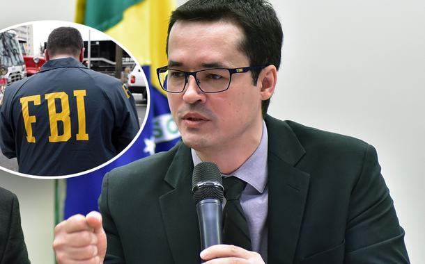 FBI e Deltan Dallagnol (Foto: Reuters | Zeca Ribeiro/Câmara dos Deputados) FBI e Deltan Dallagnol