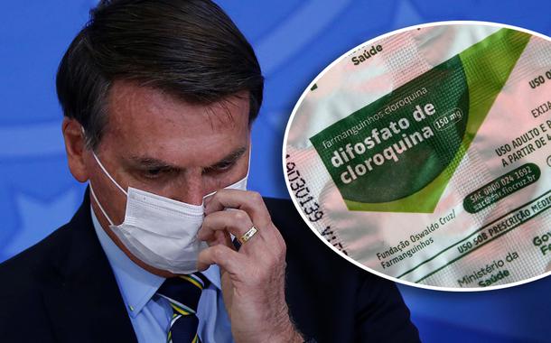 Jair Bolsonaro e cloroquina (Foto: REUTERS/Adriano Machado | REUTERS/Diego Vara) Jair Bolsonaro e cloroquina