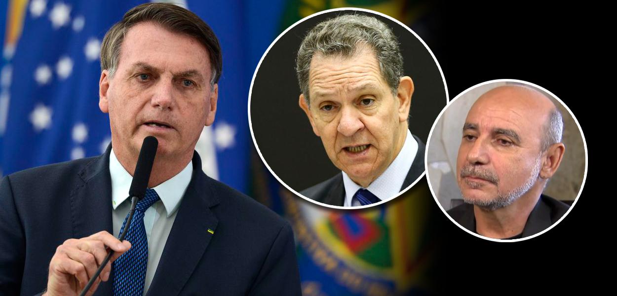 Jair Bolsonaro, João Otávio de Noronha e Fabrício Queiroz (Foto: ABR | Reprodução) Jair Bolsonaro, João Otávio de Noronha e Fabrício Queiroz
