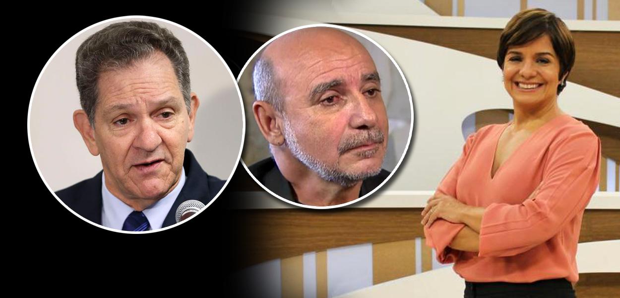 Vera Magalhães, João Otávio de Noronha e Fabrício Queiroz (Foto: ABr | Divulgação) Vera Magalhães, João Otávio de Noronha e Fabrício Queiroz