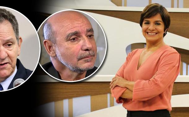 Vera Magalhães, João Otávio de Noronha e Fabrício Queiroz (Foto: ABr | Divulgação) Vera Magalhães, João Otávio de Noronha e Fabrício Queiroz