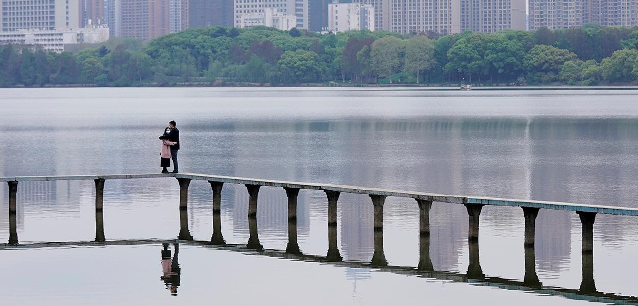 Vista da cidade de Wuhan (Foto: REUTERS/Aly Song) Vista da cidade de Wuhan