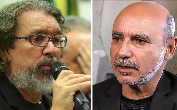 Kakay e Fabrício Queiroz (Foto: Alessandro Loyola/PSDB | Reprodução) Kakay e Fabrício Queiroz