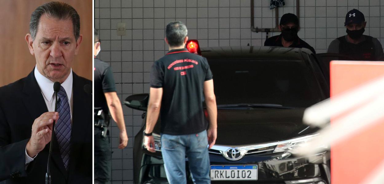 João Otávio de Noronha e Fabrício Queiroz (Foto: ABr | Reuters) João Otávio de Noronha e Fabrício Queiroz