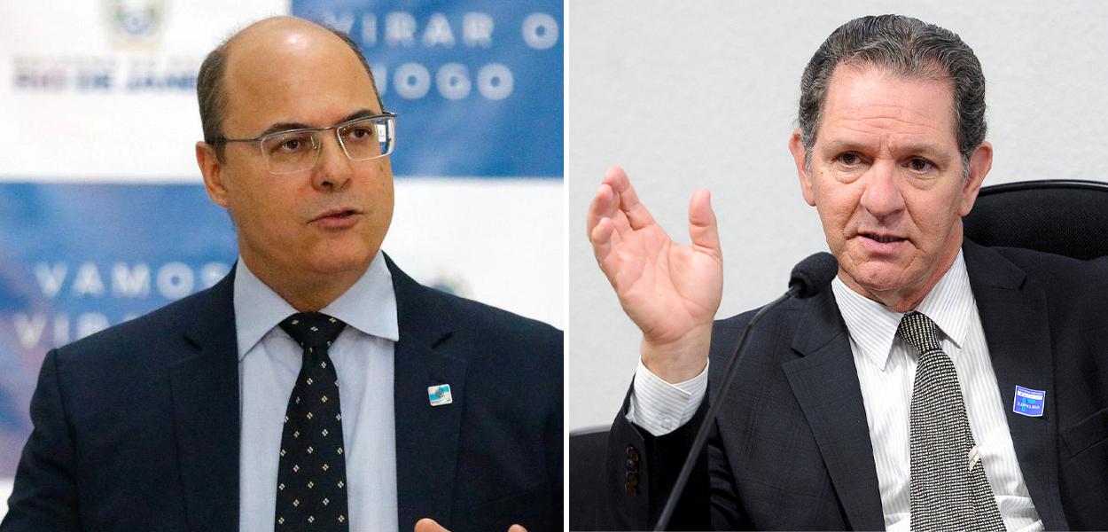 Wilson Witzel e João Otávio de Noronha (Foto: Fernando Frazão/Agência Brasil | Pedro França/Agência Senado) Wilson Witzel e João Otávio de Noronha