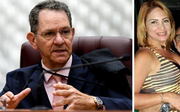 João Otávio de Noronha, Márcia Aguiar e Fabrício Queiroz (Foto: STJ | Reprodução) João Otávio de Noronha, Márcia Aguiar e Fabrício Queiroz