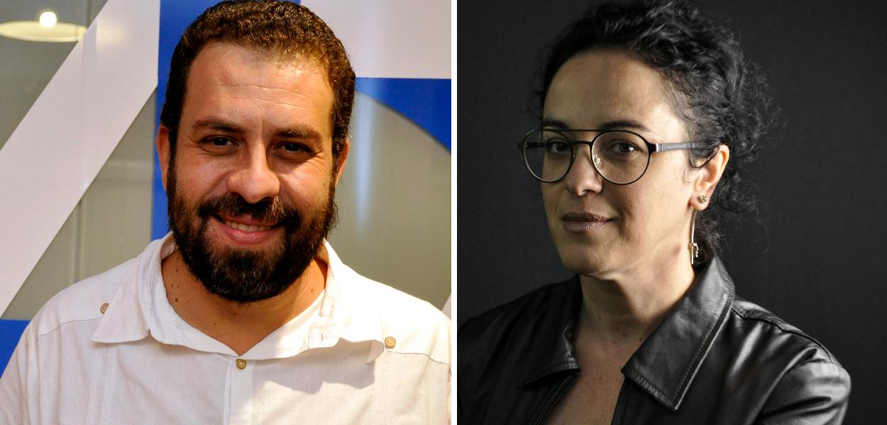 Guilherme Boulos e Marcia Tiburi (Foto: Brasil247) Guilherme Boulos e Marcia Tiburi