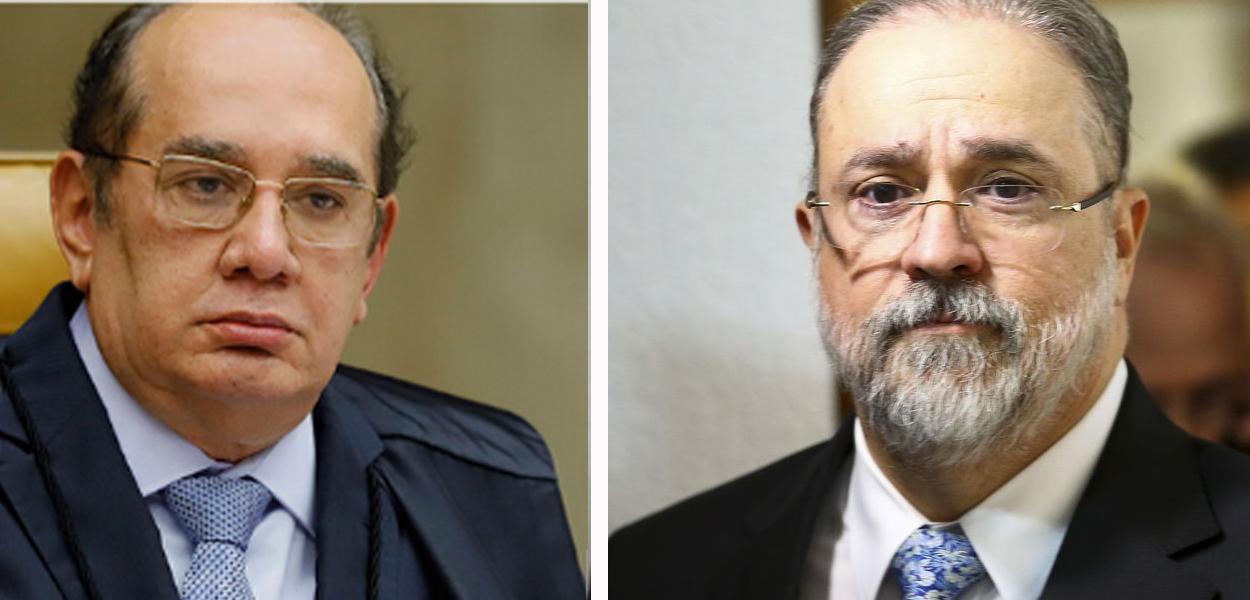 Gilmar Mendes e Augusto Aras Gilmar Mendes e Augusto Aras