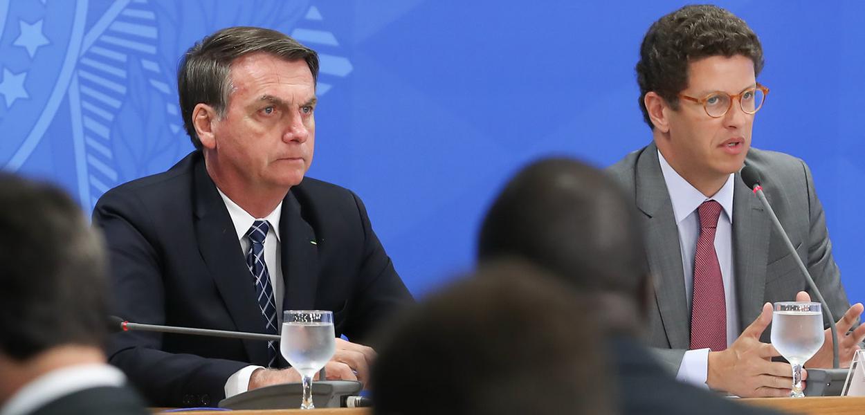 Jair Bolsonaro e Ricardo Salles (Foto: Marcos Corrêa/PR) Jair Bolsonaro e Ricardo Salles