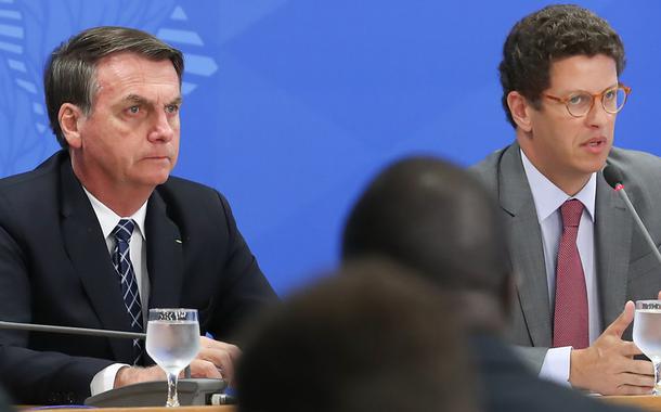 Jair Bolsonaro e Ricardo Salles (Foto: Marcos Corrêa/PR) Jair Bolsonaro e Ricardo Salles