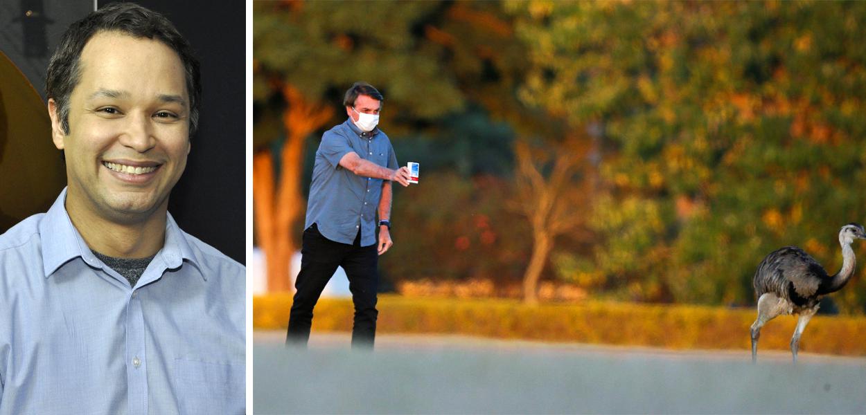 Leonardo Stoppa e Jair Bolsonaro (Foto: Brasil247 | Reuters) Leonardo Stoppa e Jair Bolsonaro