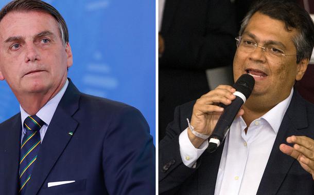 Jair Bolsonaro e Flávio Dino (Foto: PR | LULA MARQUES) Jair Bolsonaro e Flávio Dino