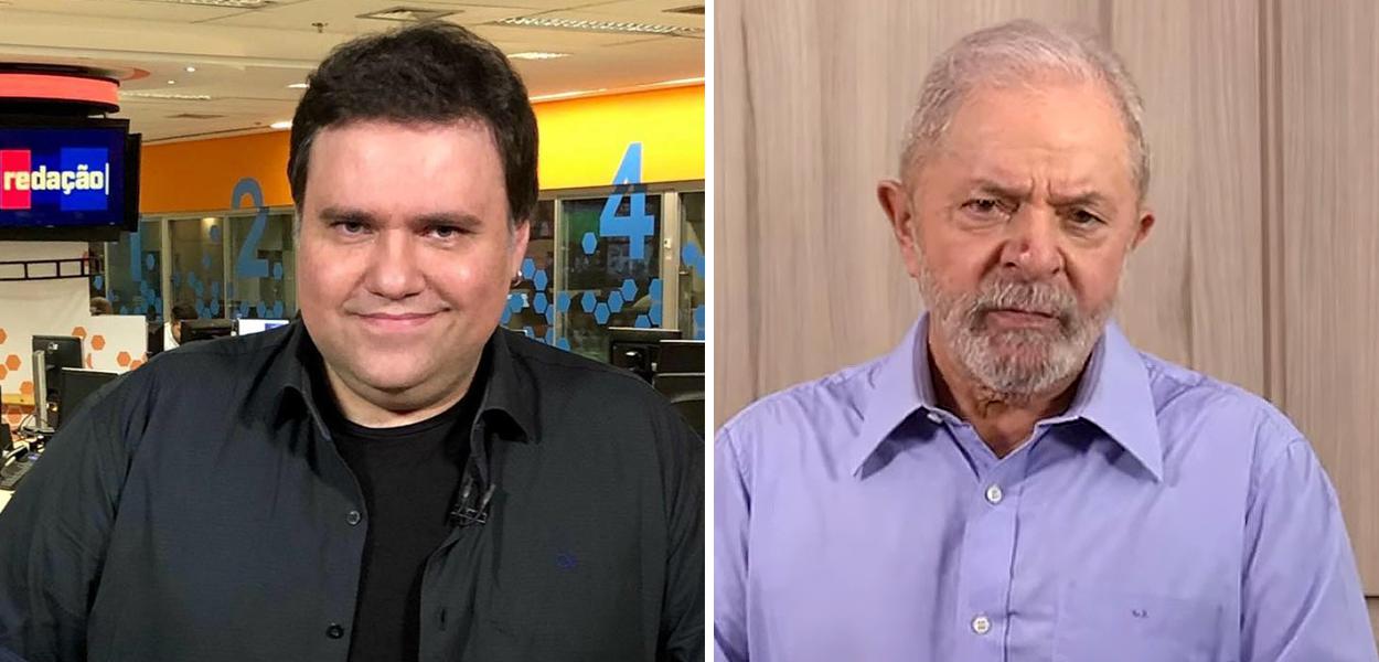 Rodrigo Rodrigues e o ex-presidente Lula (Foto: Reprodução) Rodrigo Rodrigues e o ex-presidente Lula
