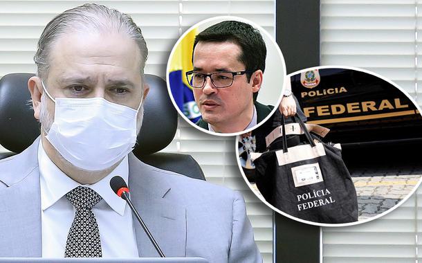 Augusto Aras, Deltan Dallagnol e Polícia Federal (Foto: Antonio Augusto/PGR | Reuters | ABr) Augusto Aras, Deltan Dallagnol e Polícia Federal
