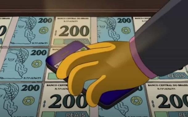 Simpsons previram nota de 200 reais no Brasil (Foto: Fox/Reprodução) Simpsons previram nota de 200 reais no Brasil
