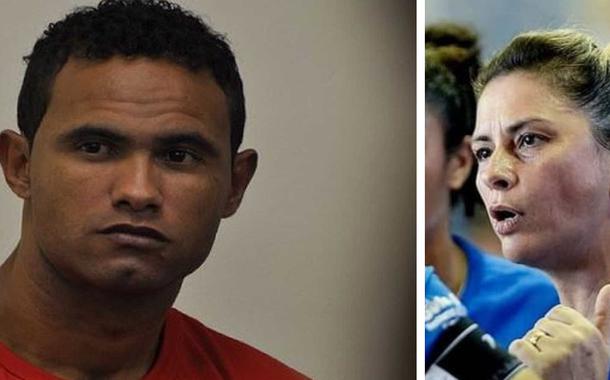 Goleiro Bruno e a treinadora do Rio Branco (AC), Rose Costa (Foto: Dir.: Arquivo Pessoal) Goleiro Bruno e a treinadora do Rio Branco (AC), Rose Costa