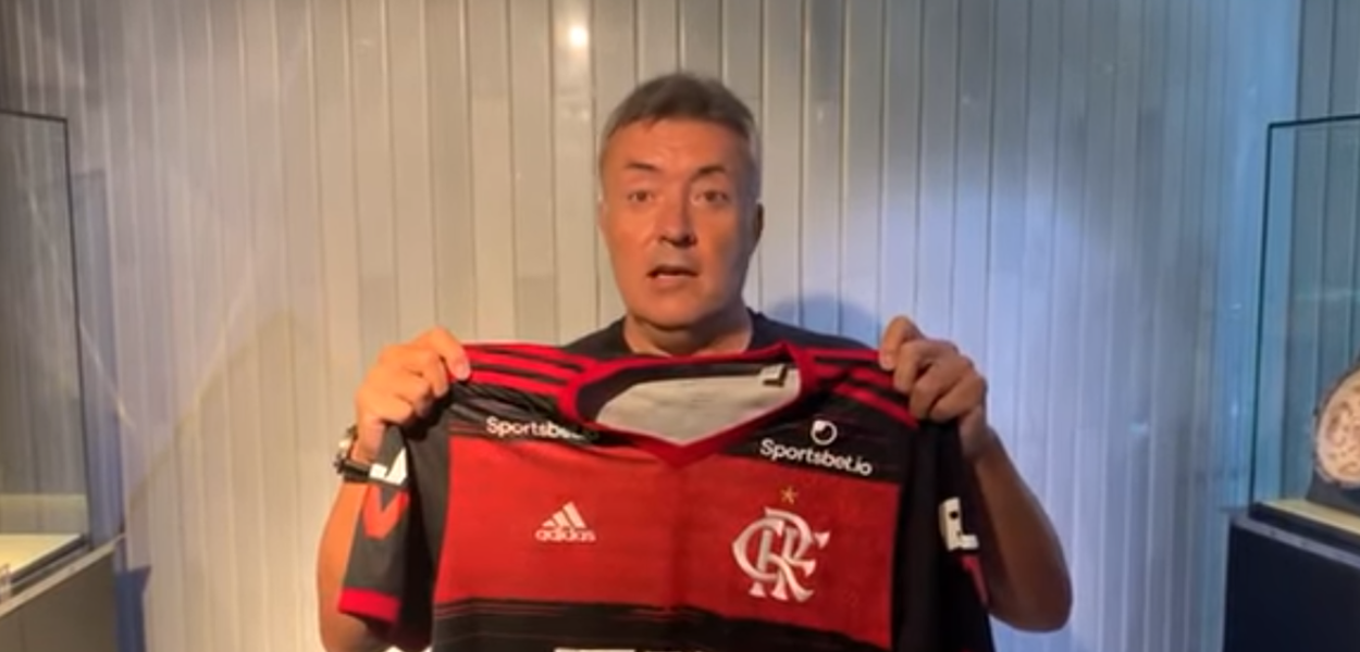 Domènec Torrent é o novo técnico do Flamengo (Foto: Reprodução) Domènec Torrent é o novo técnico do Flamengo