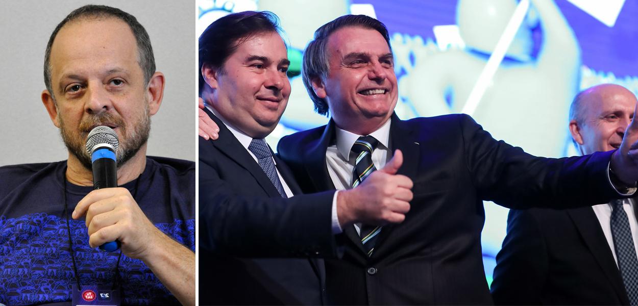 Breno Altman, Rodrigo Maia e Jair Bolsonaro (Foto: Felipe Gonçalves/Brasil247 | Marcos Corrêa/PR) Breno Altman, Rodrigo Maia e Jair Bolsonaro