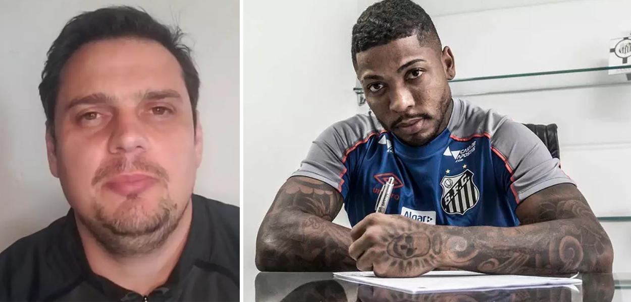 Fabio Benedetti e Marinho (Foto: Reprodução | Ivan Storti/Santos FC) Fabio Benedetti e Marinho