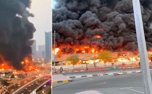 Mercado em Ajman, Emirados Árabes Unidos (Foto: Reprodução/Twitter) Mercado em Ajman, Emirados Árabes Unidos