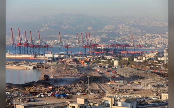 Capital do Líbano é alvo de explosão que deixa a economia do país no prejuízo (Foto: REUTERS/Mohamed Azakir) Capital do Líbano é alvo de explosão que deixa a economia do país no prejuízo