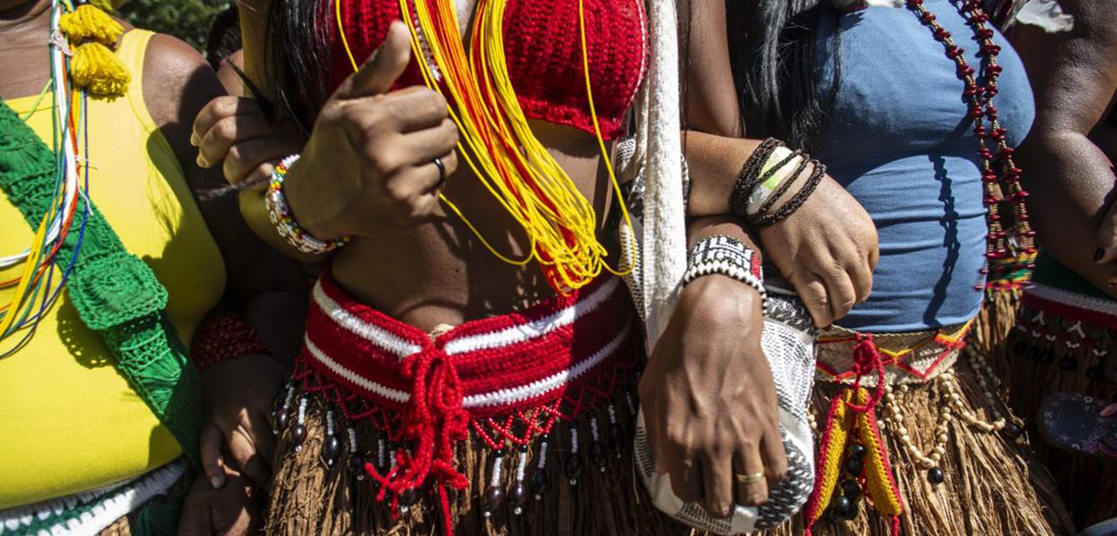 Mulheres indígenas (Foto: Mídia NINJA) Mulheres indígenas