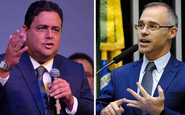 Felipe Santa Cruz e André Mendonça (Foto: Fabio Rodrigues Pozzebom/Agência Brasil | Câmara dos Deputados/Divulgação) Felipe Santa Cruz e André Mendonça