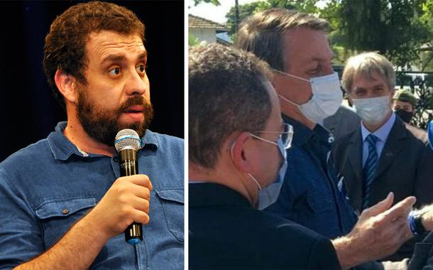 Guilherme Boulos, Jair Bolsonaro e Márcio França (Foto: Felipe L. Gonçalves/Brasil247 | Reprodução) Guilherme Boulos, Jair Bolsonaro e Márcio França