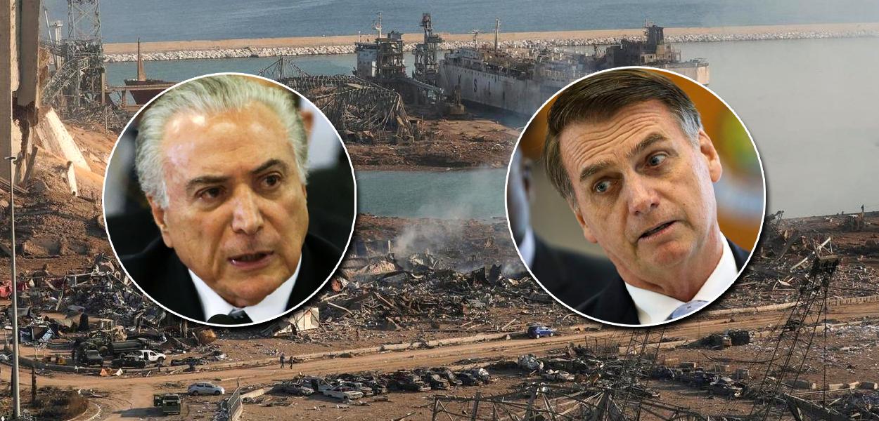 Michel Temer e Jair Bolsonaro (Foto: ABR | Reuters) Michel Temer e Jair Bolsonaro