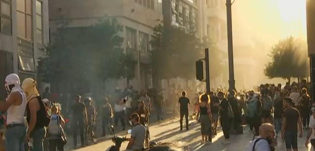 Beirute, Líbano (Foto: Reprodução/CNN) Beirute, Líbano