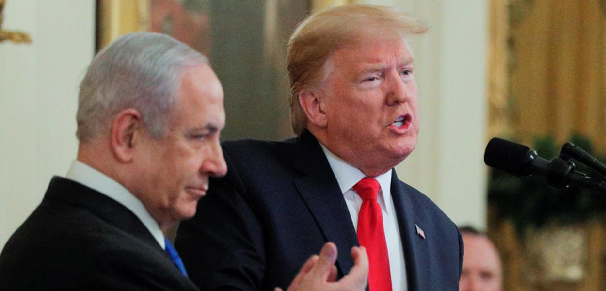 Benjamin Netanyahu e Donald Trump (Foto: Reuters) Benjamin Netanyahu e Donald Trump