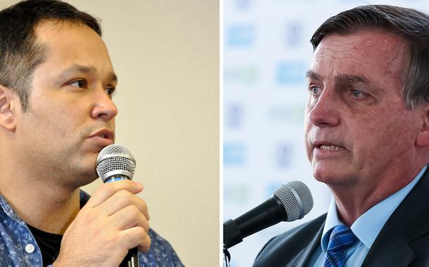 Leonardo Stoppa e Jair Bolsonaro (Foto: Felipe L. Gonçalves/Brasil247 | Marcos Corrêa/PR) Leonardo Stoppa e Jair Bolsonaro