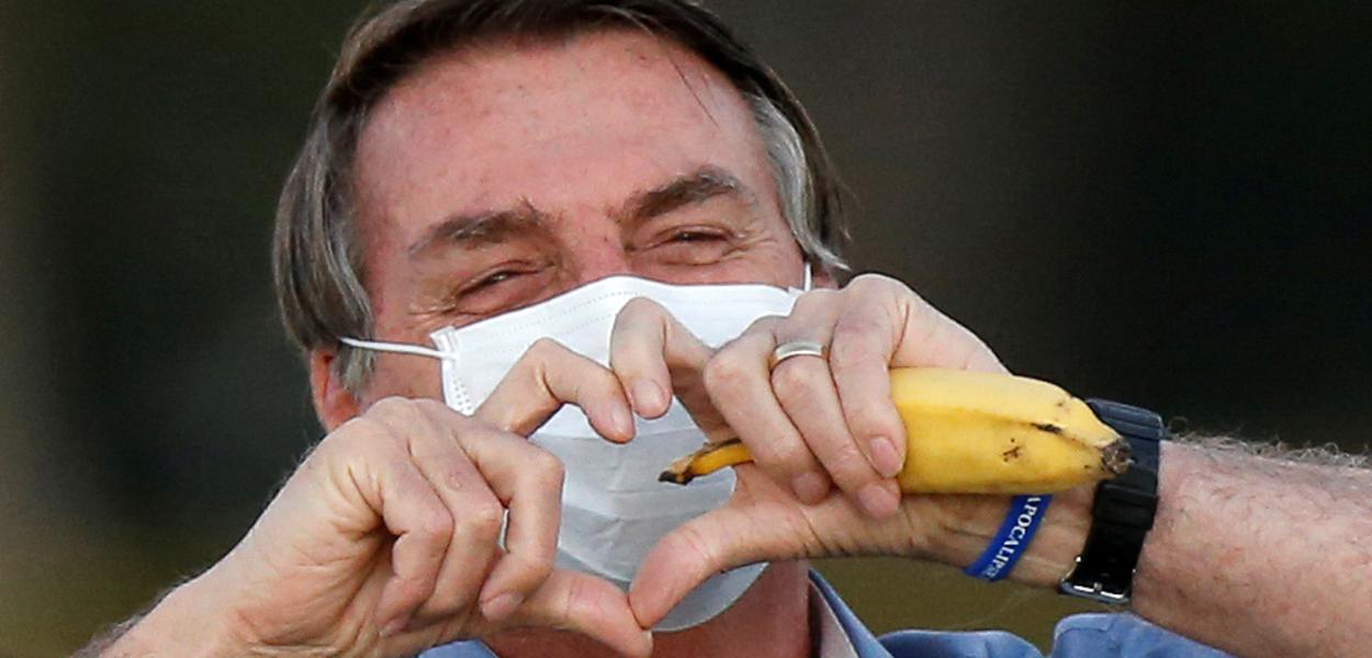 Presidente Jair Bolsonaro em Brasília 24/07/2020 (Foto: REUTERS/Adriano Machado) www.brasil247.com - Presidente Jair Bolsonaro em Brasília 24/07/2020