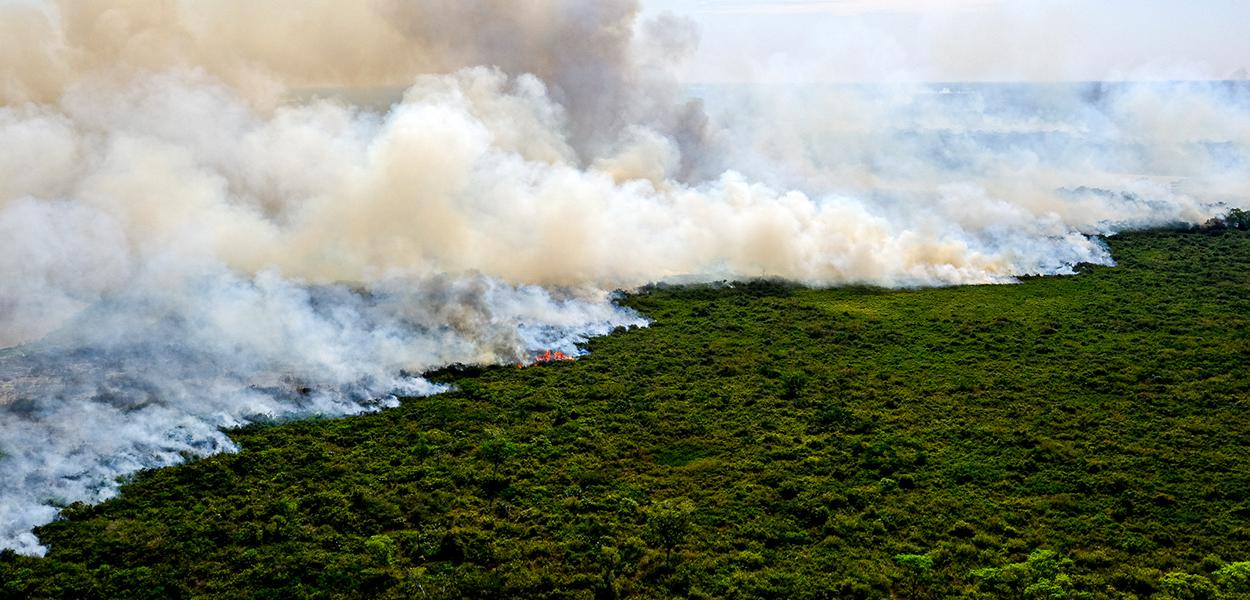 Lançamento da Operação Pantanal 2 para combate ao incêndio na região 17 de agosto de 2020 (Foto: Mayke Toscano/Secom-MT) Lançamento da Operação Pantanal 2 para combate ao incêndio na região 17 de agosto de 2020