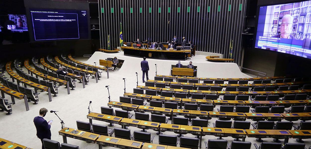 Sessão na Câmara dos Deputados nesta terça-feira 18/08/2020 18 de agosto de 2020 (Foto: Michel Jesus/Câmara dos Deputados) Sessão na Câmara dos Deputados nesta terça-feira 18/08/2020 18 de agosto de 2020