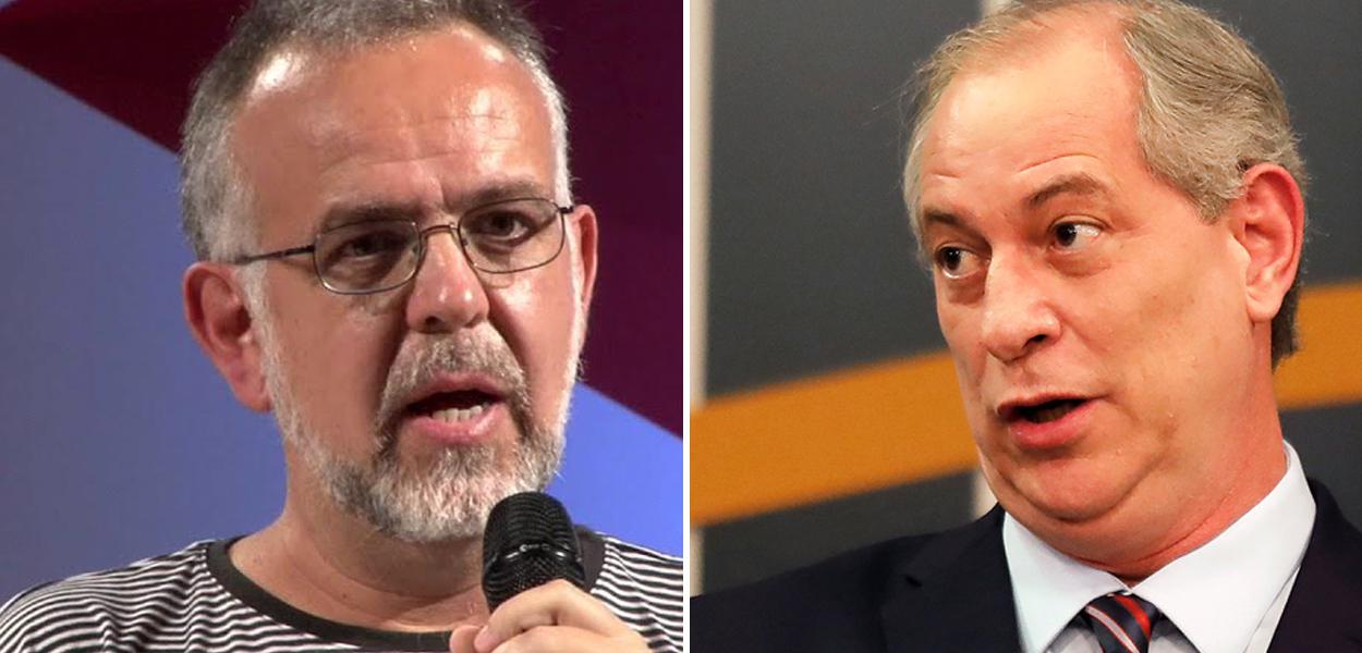 Kiko Nogueira e Ciro Gomes (Foto: Reprodução | Nacho Doce/Reuters) Kiko Nogueira e Ciro Gomes